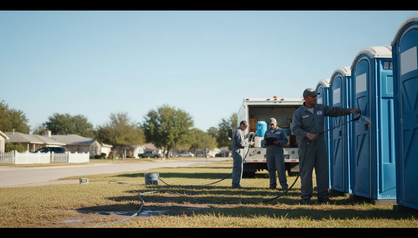Long-Term Portable Toilet Rental in Bon Wier, TX near me